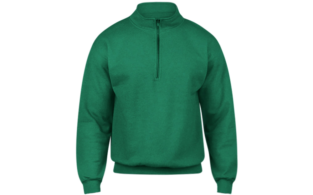 Gildan half zip discount sweatshirt