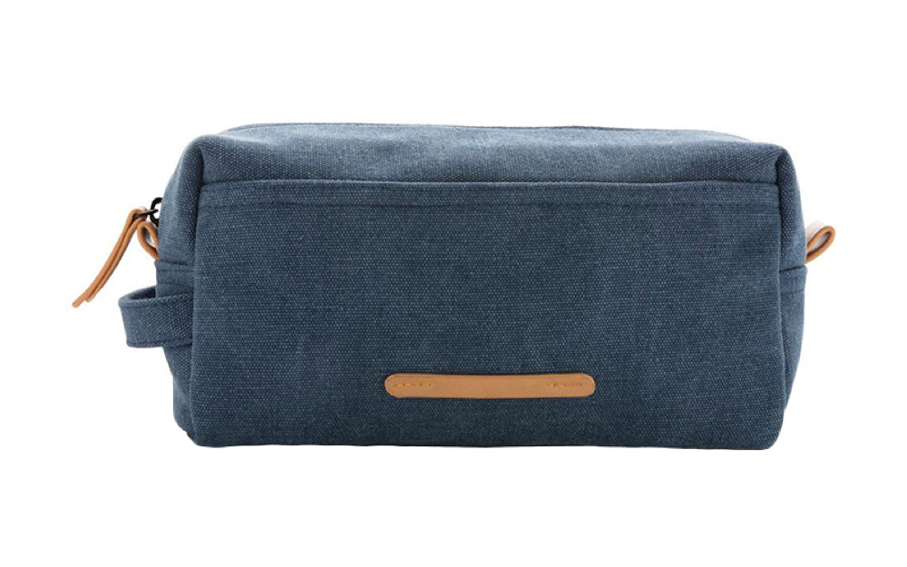 CANVAS TOILETRY BAG PVC FREE