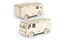 BRANDCRAFT Fire Truck Wooden Model Puzzle