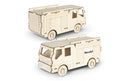 BRANDCRAFT Fire Truck Wooden Model Puzzle