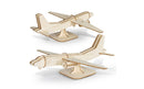 BRANDCRAFT Jet Plane Wooden Model Puzzle