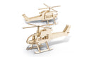 BRANDCRAFT Helicopter Wooden Model Puzzle