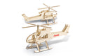 BRANDCRAFT Helicopter Wooden Model Puzzle