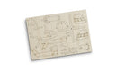 BRANDCRAFT Helicopter Wooden Model Puzzle