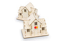 BRANDCRAFT House Wooden Model Puzzle