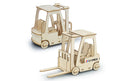 BRANDCRAFT Forklift Wooden Model Puzzle