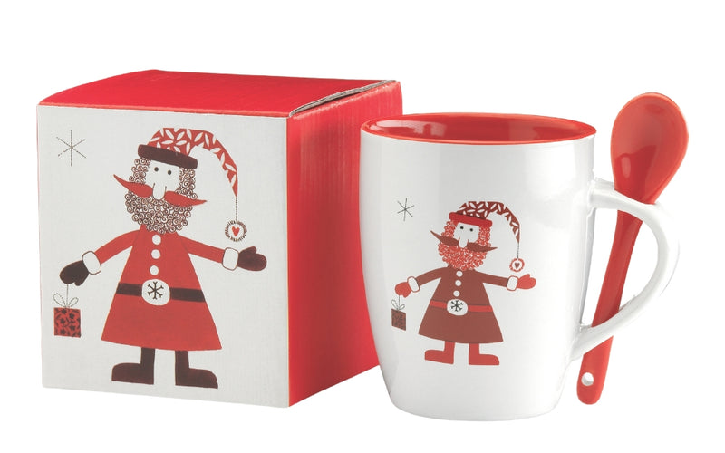 Christmas Mug with Spoon