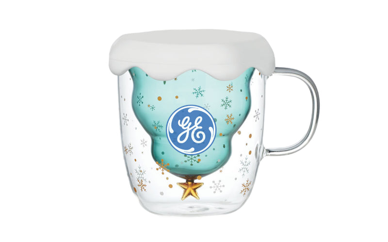 Christmas Mug with Lid & Coaster