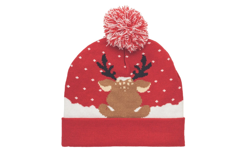 Christmas Deer Beanie