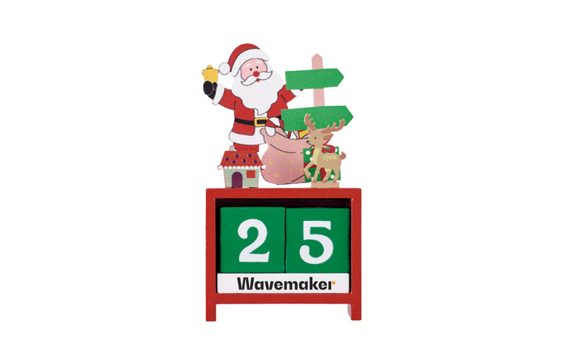 Christmas Wooden Countdown Desk Calendar
