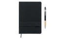 NITEROI A5 RPET Notebook with Blue Ink Pen (Hardcover)
