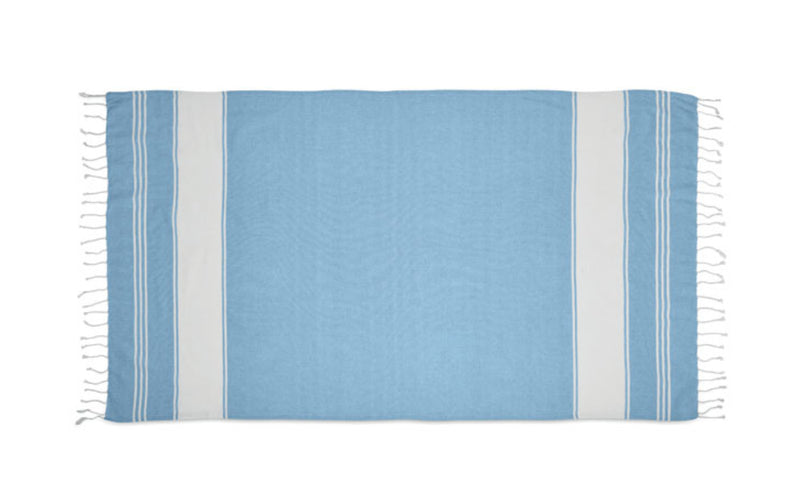 JANDIRA Set of Hammam Beach Towel with Drawstring Bag