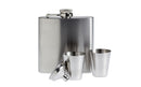 BROMO Slim Hip Flask Set with 2 Cups