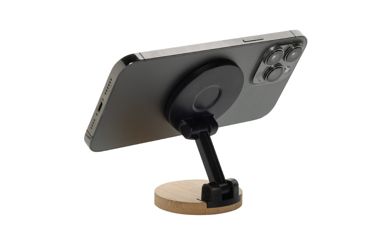 PISTACHIO Recycled Plastic and Bamboo Phone Stand