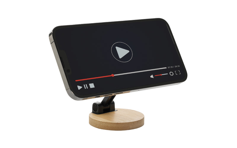 PISTACHIO Recycled Plastic and Bamboo Phone Stand