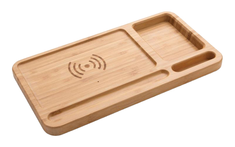 HALIBUT Desk Organizer w Wireless Charger