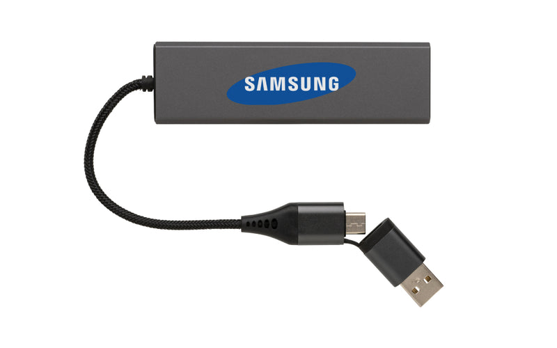 RODENT Recycled Aluminium Hub with 3 USB Ports