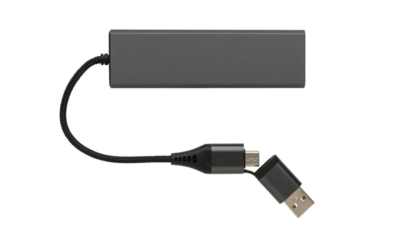RODENT Recycled Aluminium Hub with 3 USB Ports