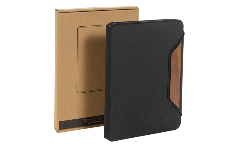 LAMBARE Walnut A5 Portfolio