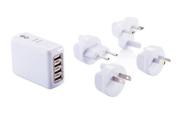DINGO Travel Plug with 4 USB Ports