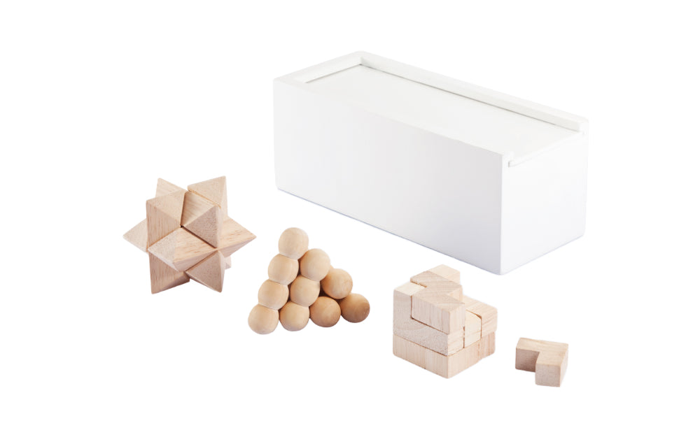 Boxaroo Boxaroo: HALDI 3 pcs Brain Teaser Set – Custom Company Swag & Merch