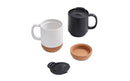 REIMS 15oz Ceramic Coffee Mug with Cork Base