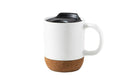 REIMS 15oz Ceramic Coffee Mug with Cork Base