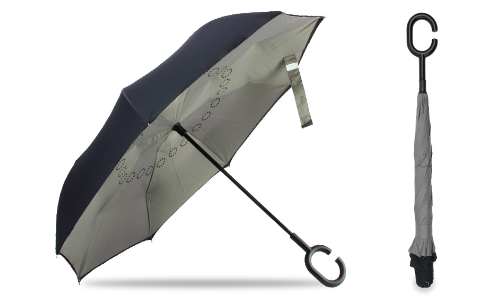 Boxaroo Boxaroo: BRUSSELS Reversible Umbrella – Custom Company Swag