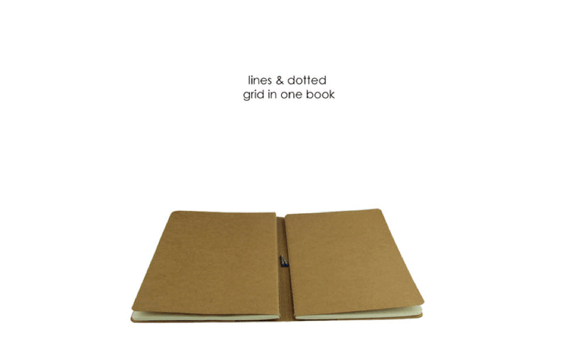 LOME Combination Notebook (Ruled & Dotted)