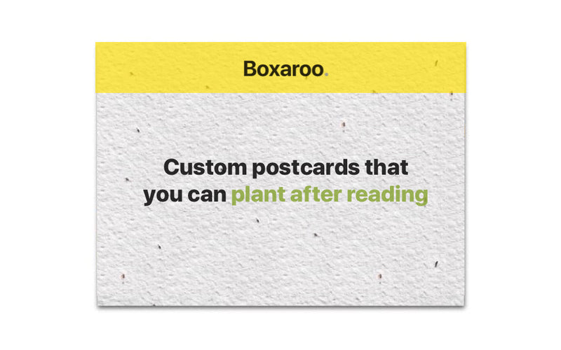SEEDCARD Custom Plantable Postcards