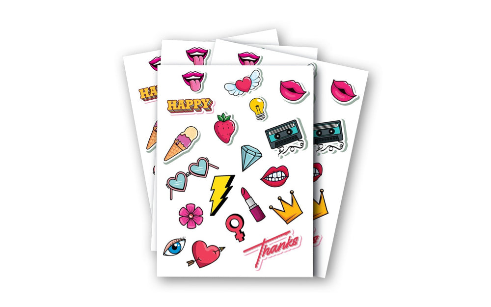 Boxaroo: Sticker Sheet – Custom Corporate Merch with Logo Printing