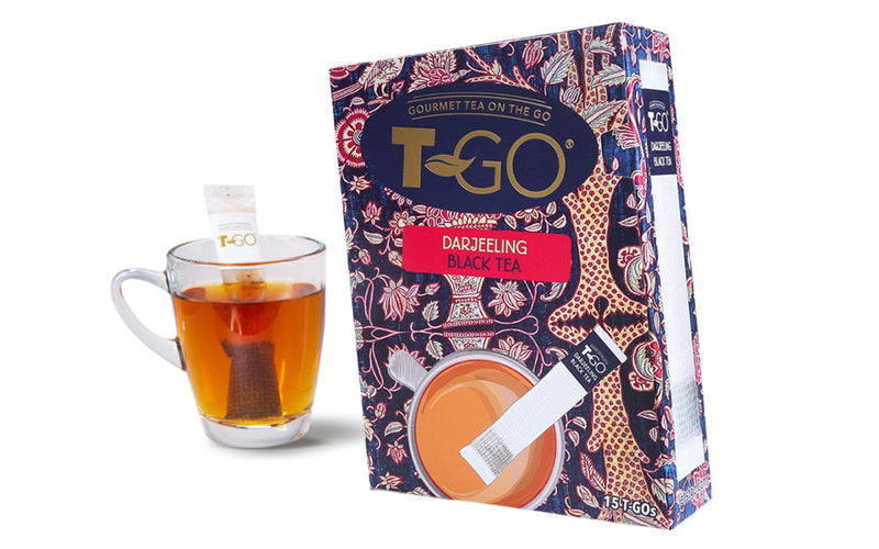 T-GO Peach Black Tea (15 Tea Bags) - Letstgo